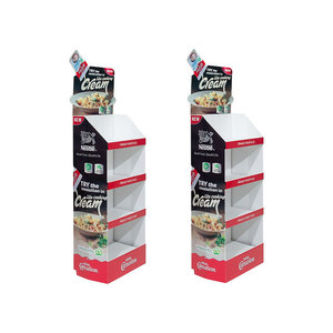 소형 PVC 폼보드 바닥 디스플레이 스탠드 CE 인증 (음료, 커피 원두, 초콜릿, 슈퍼마켓용) - Product Image 2