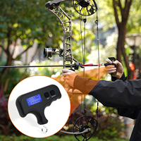 Balance numérique LCD en aluminium pour tir à l'arc, portable, précise jusqu'à 110 lbs, OEM