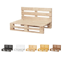 Juego de Sofás de Madera Maciza de Lujo, Sofá de Exterior para Patio y Balcón, Apto para Todas las Estaciones, Color Personalizado, 120x60x60cm, Uso Interior/Exterior