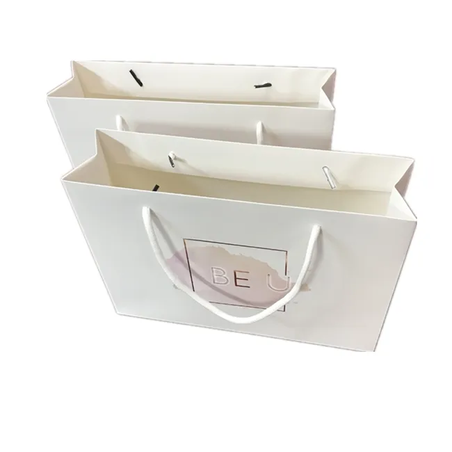 Оптовая продажа, блестящие розовые сумки для покупок с хорошим дизайном