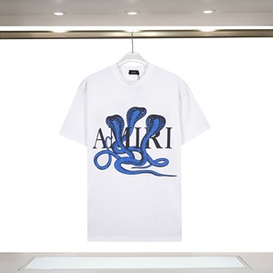 T-shirt da uomo Hot Supplier Apparel [260g] con stampa logo classico e lettere graffiti, a maniche corte, vestibilità ampia, modello Bape per coppia - Product Image 3