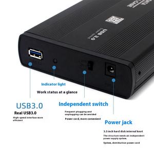 Venta al por mayor de fábrica <span class=keywords><strong>Caja</strong></span> de <span class=keywords><strong>disco</strong></span> <span class=keywords><strong>duro</strong></span> portátil de metal de 3,5 pulgadas <span class=keywords><strong>Caja</strong></span> de <span class=keywords><strong>disco</strong></span> <span class=keywords><strong>duro</strong></span> <span class=keywords><strong>externo</strong></span> <span class=keywords><strong>USB</strong></span> 3,0 <span class=keywords><strong>a</strong></span> <span class=keywords><strong>SATA</strong></span> - Product Image 4