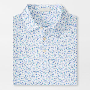 เสื้อโปโลแบบระเหิดผ้าโพลีเอสเตอร์ผ้าสแปนเด็กซ์บางพอดีตัวแห้งเร็วเสื้อกอล์ฟปักโลโก้หรูหรา - Product Image 3