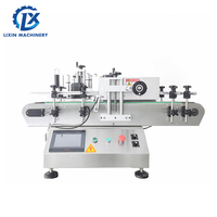 Machine d'étiquetage de bouteilles rondes à un seul côté LX-T150, machine d'étiquetage semi-automatique électrique pour bouteilles en verre et en plastique