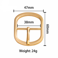 Boucles Métalliques Tendance et Durables pour Sacs, Chaussures et Vêtements – Accessoires de Serrage Ovales