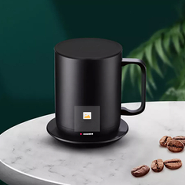 Mobile Phone Controlled USB Temperature Control Smart Heated Mug Warmer Stainless Steel Modern Vacuum Outdoor Use Electronic