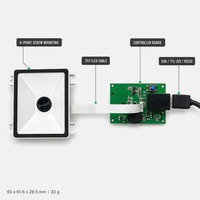 Module de scanner de codes QR pour kiosque, lecteur de codes de paiement haute vitesse avec capture d'écran rapide et support de montage OEM