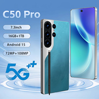 Camon50 Pro, Teléfono Inteligente con Octa-core, HD, Android 15, 5G LTE, CDMA, Doble SIM, Reconocimiento Facial, Teléfono para Juegos, Versión Global, Nuevo Teléfono Móvil