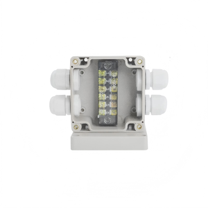 83x81x56mm <b>Waterproof</b> Junction <b>Box</b> Two-in-two-out 15A Terminal Block PG9 Cable Gland Enclosure Terminal <b>box</b> - Product Image 1