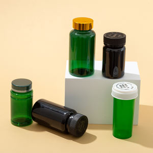 Botol pil plastik kosong toples tahan anak kualitas obat warna dapat disesuaikan dengan kemasan botol kapsul obat topi pengaman anak - Product Image 4