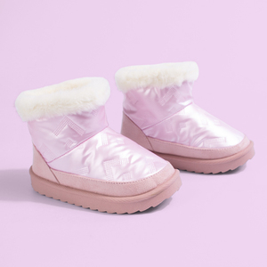 Stivali da Neve Luccicanti per Bambine, <span class=keywords><strong>Stivaletti</strong></span> Antiscivolo da Esterno per Bambine 4-6 Anni, Vendita all'Ingrosso Personalizzata - Product Image 4