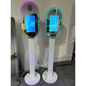 Yuanda Technology Magic <b>Mirror</b> Photo Booth <b>Foldable</b> Kit Detachable iPad Camera DSLR Frame Instant Print Wedding 5-6 People WB-02 - Product Image 1