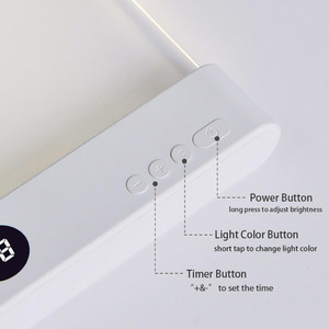 Lampe de lecture plate <span class=keywords><strong>pour</strong></span> <span class=keywords><strong>livre</strong></span> avec éclairage LED sans fil à 3 couleurs, gradation progressive, rechargeable 1200 mAh - Product Image 5