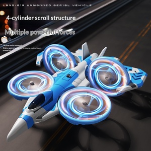 Avion de voltige 2-en-1 Terre et Air, jouet de combat à dérive roulante avec longue autonomie - Product Image 4