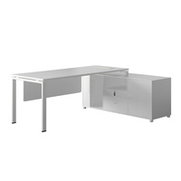 Bureaux de direction modernes en bois pour le bureau, tables de direction pour la gestion de l'espace, personnalisation en usine, vente en gros