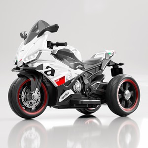 <span class=keywords><strong>Moto</strong></span> électrique classique 12V à double moteur pour enfants, 3 roues stables, musique, lumières LED, jouet à roulettes pour l'extérieur A7-3 - Product Image 2