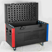 Wasserdichter Stoßfester PE-Flightcase Speziell für LED-Bildschirmtransport Schützende Aufbewahrungsbox mit Seitengriffen