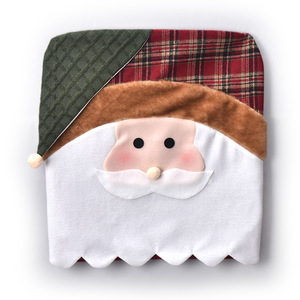 DAMAI Christmas <b>Chair</b> <b>Covers</b> Decor Santa Claus Xmas Cap Kitchen Dining <b>Chair</b> Slipcovers Sets <b>for</b> Christmas Festive Decorations - Product Image 6