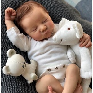 Muñeca de Vinilo Suave de Simulación de Bebé Reborn de 17 Pulgadas, Nueva para 2026, Puede Usarse para la Educación Temprana de Bebés - Product Image 1