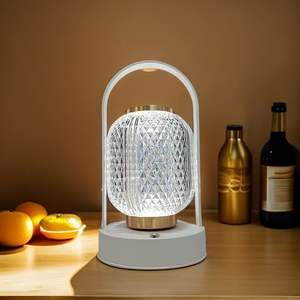 Lampada da Tavolo LED Ricaricabile 5V a Lunga Durata, Portatile per Casa/Esterno, Controllo Touch, Design Moderno per Bar e Mercati Notturni - Product Image 4