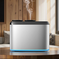 Diffuseur d'arômes automatique électrique sans eau à double buse, design moderne avec diffusion d'air froid