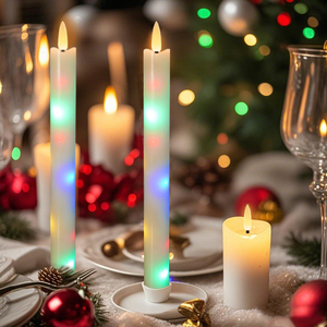 Cày và hearth thiên đèn không dây giáng sinh không dây Battery Powered hoạt động cửa sổ điện nến với bộ đếm thời gian - Product Image 5