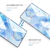 Protector de Pantalla de Hidrogel de Material EPU Curvo 3D de Alta Claridad y Anti-Huellas Dactilares para Tiendas de Teléfonos Móviles