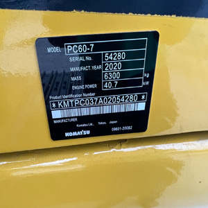 Bonne condition originale utilisée du Japon de mini KOMATSU PC60 excavatrice pour des machines de construction - Product Image 4