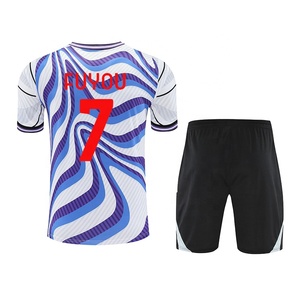 Seragam Latihan Klub 25-26, Jersey Sepak Bola Custom, Kaos Sepak Bola Pendek, Set Olahraga Pria, Baju Olahraga Cepat Kering - Product Image 2