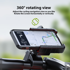 Support de téléphone à pince manuelle réglable pour moto Support de téléphone intelligent pour vélo Rotation <span class=keywords><strong>Golf</strong></span> Cart Support de téléphone - Product Image 5
