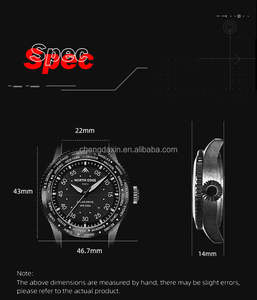 Montre à quartz solaire NORTH EDGE MACH 2026 pour homme, étanche 50M, montre de sport pour pilote, lumineuse, respectueuse de l'environnement - Product Image 5