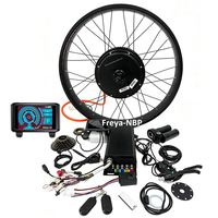 20/26inx4.0 QS205 50H 72V3000W 5000W 150/170/190mm Motor Penggerak Belakang Sabvoton 100A UKC1+ Kit Sepeda Enduro Stealth Bomber Fat Bike
