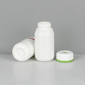 ขวดพลาสติก HDPE ขนาด 100 มล. 150 มล. 200 มล. 250 มล. พร้อมฝาปิดวงแหวนหลากสี - Product Image 6