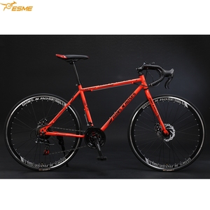 La bici da strada di alta qualità della fibra del carbonio della ruota del freno a disco del telaio della lega di alluminio della camera d'aria 700c ha azione - Product Image 1