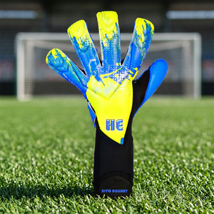<b>Super</b> Soft Comfortable Goalkeeper Football Gloves High Manufacturers Goalkeeper Gloves for Sale Customized Rubber Logo - Product Image 3