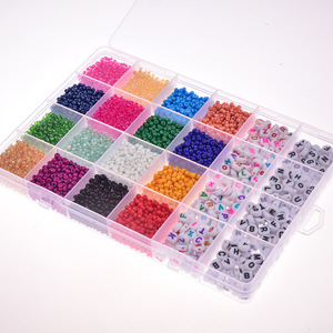 Ensemble de perles en céramique ronde de 3 mm de couleur mélangée par Jibaizhao pour la fabrication de bijoux DIY et les cadeaux d'artisanat - Product Image 5