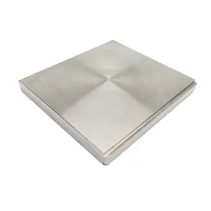 ASTM F136 10mm 14mm 16mm 18mm 20mm 24mm 30mm gr5 sheet medical titanium 6al4v eli plate block for dentistry implant