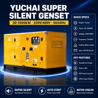Générateurs diesel 30kw 40kw 50kw, alternateur, groupe électrogène, conteneur DC, 380v, super silencieux, étanche, remorque, 4 temps, ATS, 50/60Hz