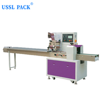 Machine d'emballage horizontale multifonctionnelle TCZB-600D à grande vitesse pour lignes continues automatiques de chocolats, bonbons et aliments
