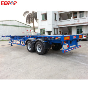 <span class=keywords><strong>Fuente</strong></span> de <span class=keywords><strong>la</strong></span> fábrica de china de dos/tri eje esqueleto/esquelético semi remolque - Product Image 2