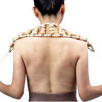 Kit de massage professionnel en gros thérapie du bois traitement non invasif portable 100% outil de massage en bois naturel