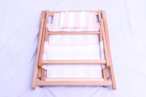 Chaise de plage pliante en bois massif avec accoudoirs, chaise longue pour la plage en plein air - Product Image 4