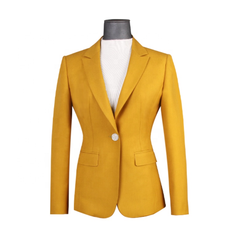 Plus Size Yellow Blazers - Elegant & Durable Fashion