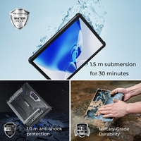 Tablet Resistente Original de 32000 mAh y 5G, 10 Pulgadas, 12 GB, 256 GB, Resistente al Agua, Android 13, Tablet PC Resistente OUKITEL RT7 TITAN