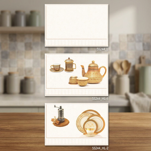 กระเบื้องบุผนังเซรามิกกันน้ำแบบมันเงา ขนาด 300x450 มม. จากโรงงานฝอซาน ดีไซน์ญี่ปุ่น สำหรับห้องครัว ห้องโถง และห้องน้ำ ป้องกันคราบควัน - Product Image 6