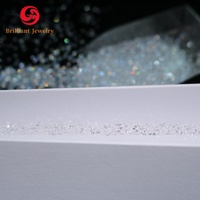 Zircon cubique de haute qualité de qualité 5A petite taille 0.8 à 3.0mm pierres CZ blanches en gros zircone cubique en vrac