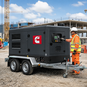 Générateur diesel silencieux Parkins 20 kW 25 kVA, puissance 20 kW 25 kVA, capot insonorisé, livraison rapide, option ATS, démarrage à distance, 480 V 230 V - Product Image 5