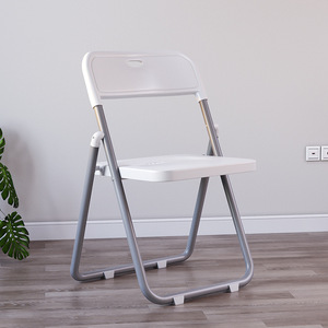 Silla de comedor de plástico plegable blanca Sinonis, silla apilable ligera para fiesta de jardín para cafetería y restaurante - Product Image 6