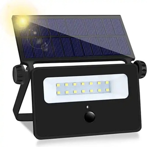 Factory Hot Sale 1600lm IP65 Waterproof Garden <b>Led</b> Solar <b>Light</b> PIR <b>Motion</b> <b>Sensor</b> Outdoor Pathway Wall FX-SOSG037 Solar <b>Motion</b> Se - Product Image 1