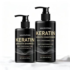 Champú y Acondicionador de Queratina en Oferta, Control de Grasa, Reparación del Cabello Seco y Dañado, Anti-Frizz y Anti-Enredos - Product Image 2